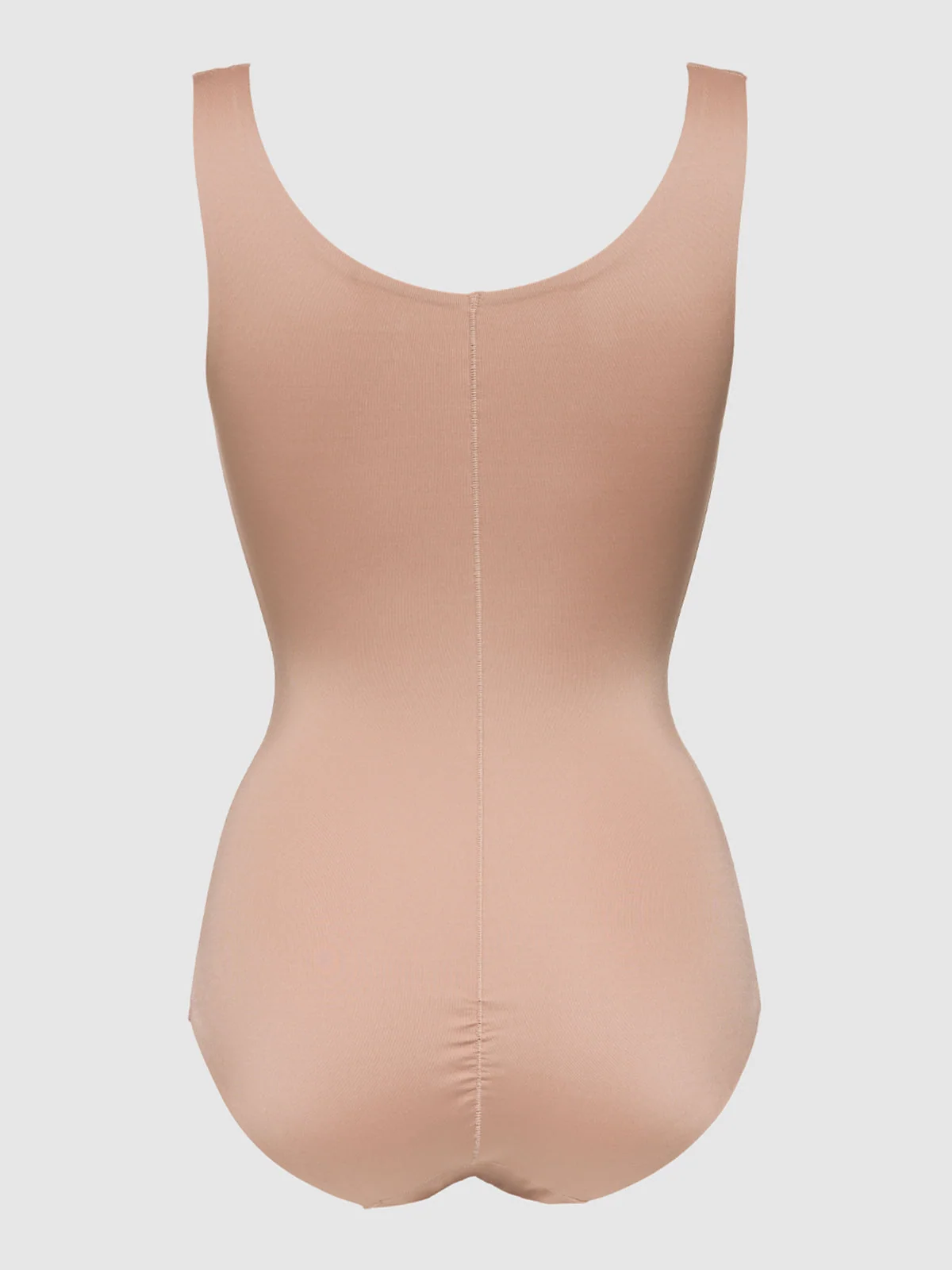 Hollywood Shape Sculpting Open Bust Bodysuit in Caramel