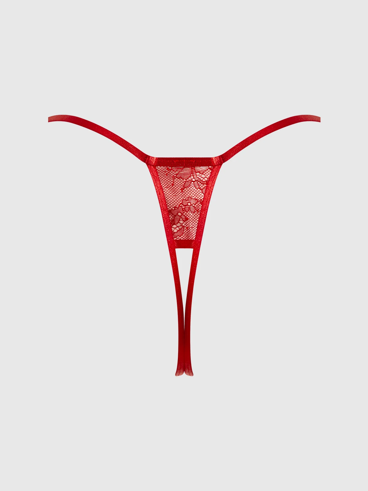Chiara Crotchless Lace Thong for Minimal Coverage