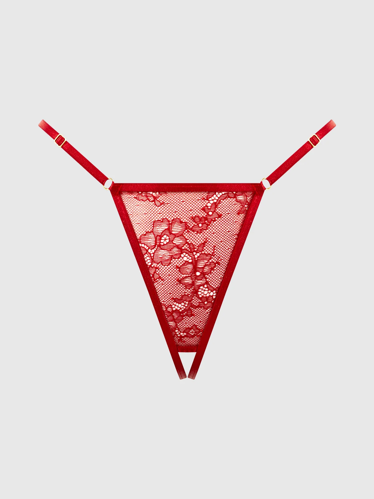 Chiara Crotchless Lace Thong for Minimal Coverage