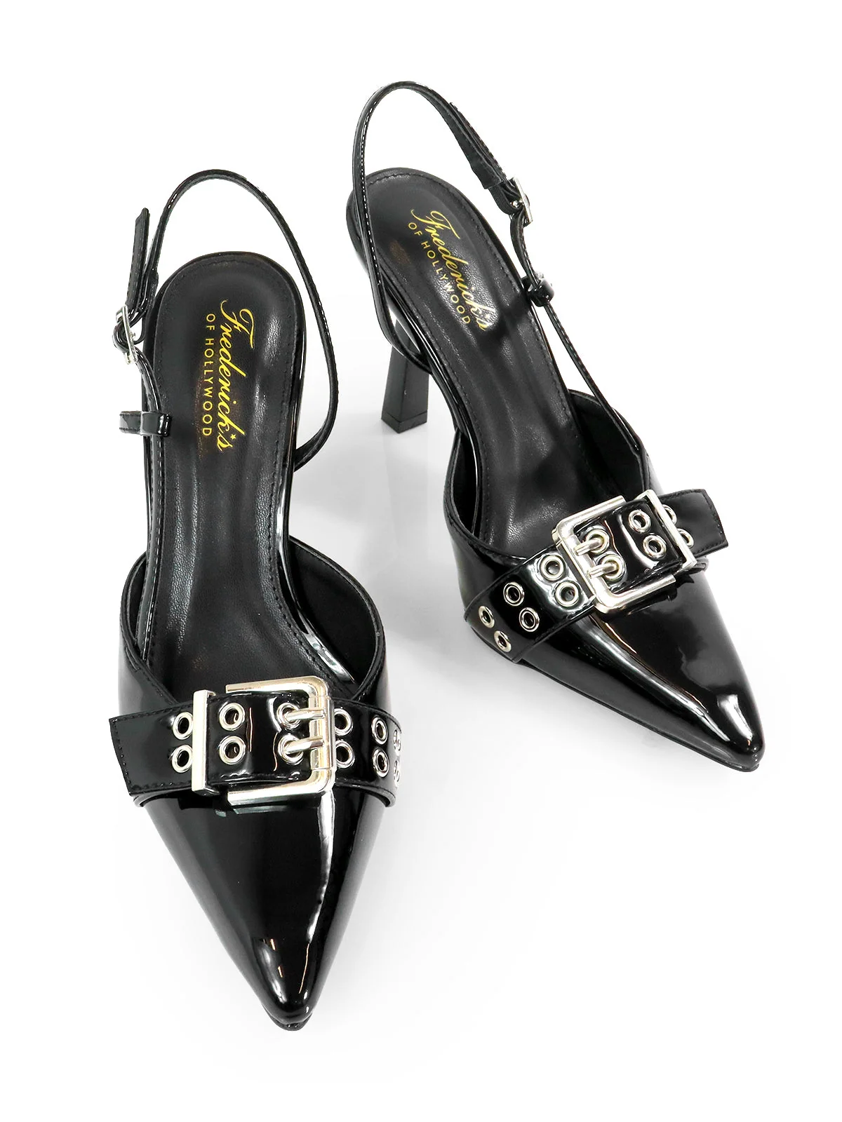 Frederick's of Hollywood Liya Slingback Heels in Black