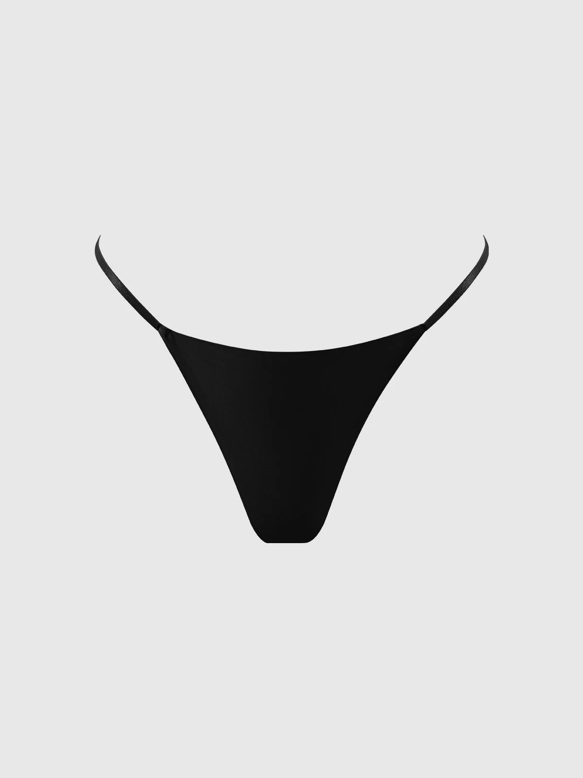 Lexi Liquid Satin G-String in Black