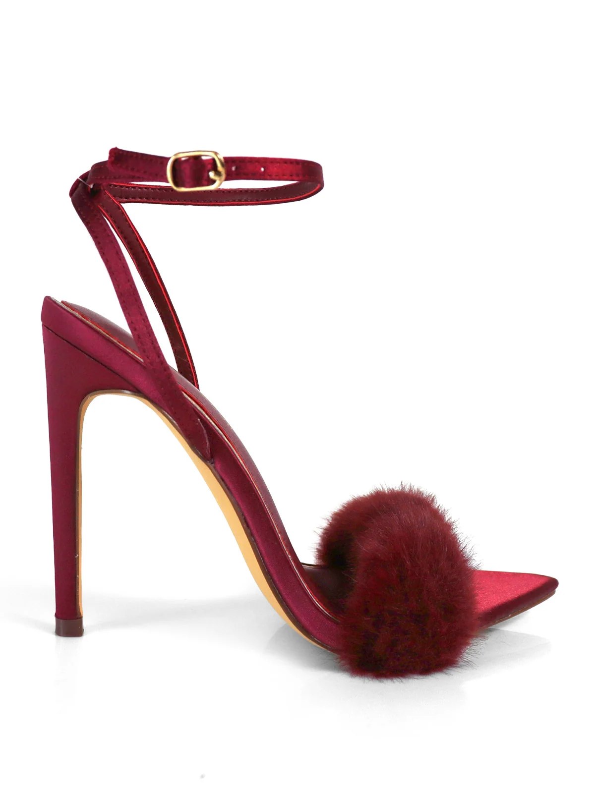 Aileen Pointed Toe Heel in Burgundy