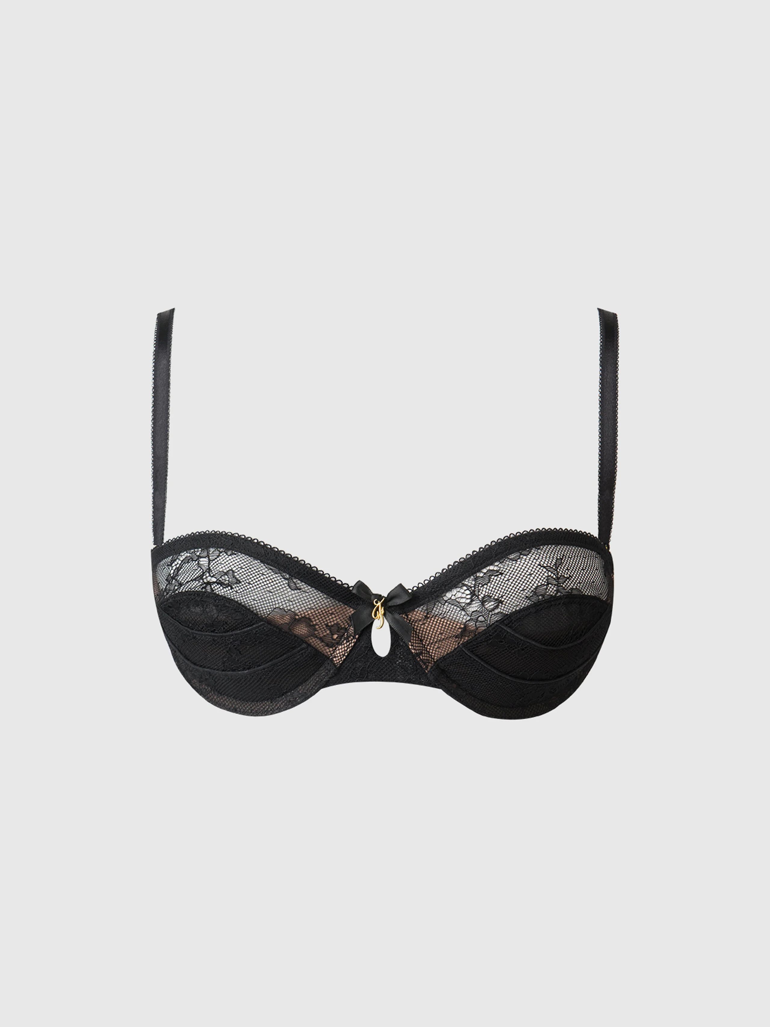 Luella Lace & Satin Demi Bra