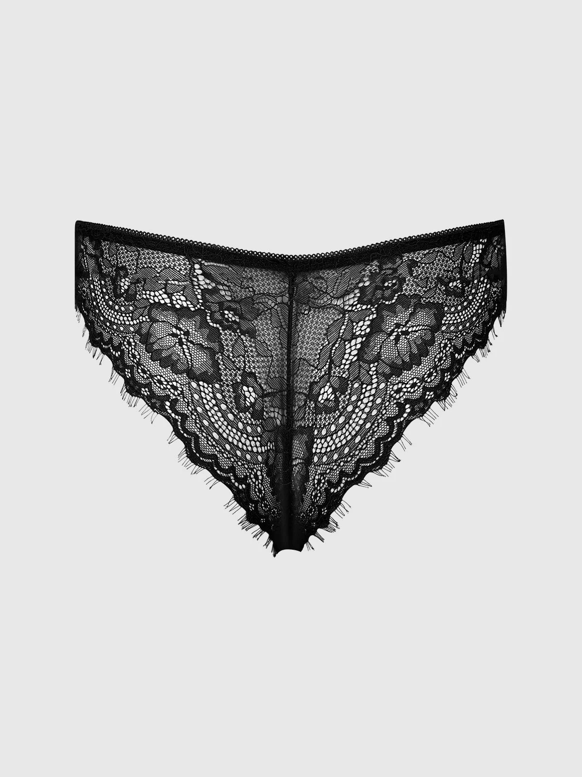 Corinne Lace Tanga in Black With a Soft, Flattering Fit