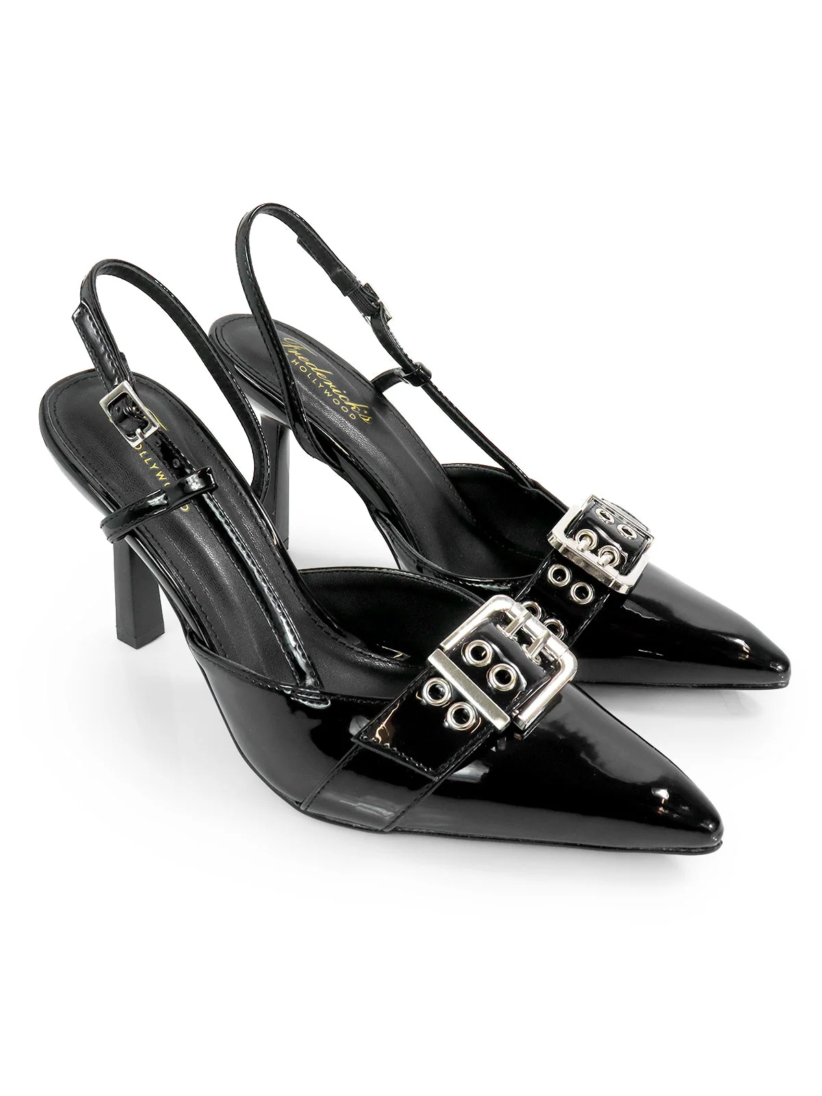 Frederick's of Hollywood Liya Slingback Heels in Black
