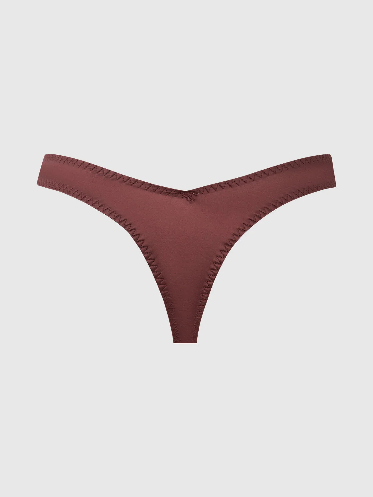 Rising Star Liquid Satin Tanga in Chocolate